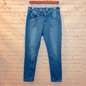 Seven7 Ankle Skinny Blue Jeans/Pants